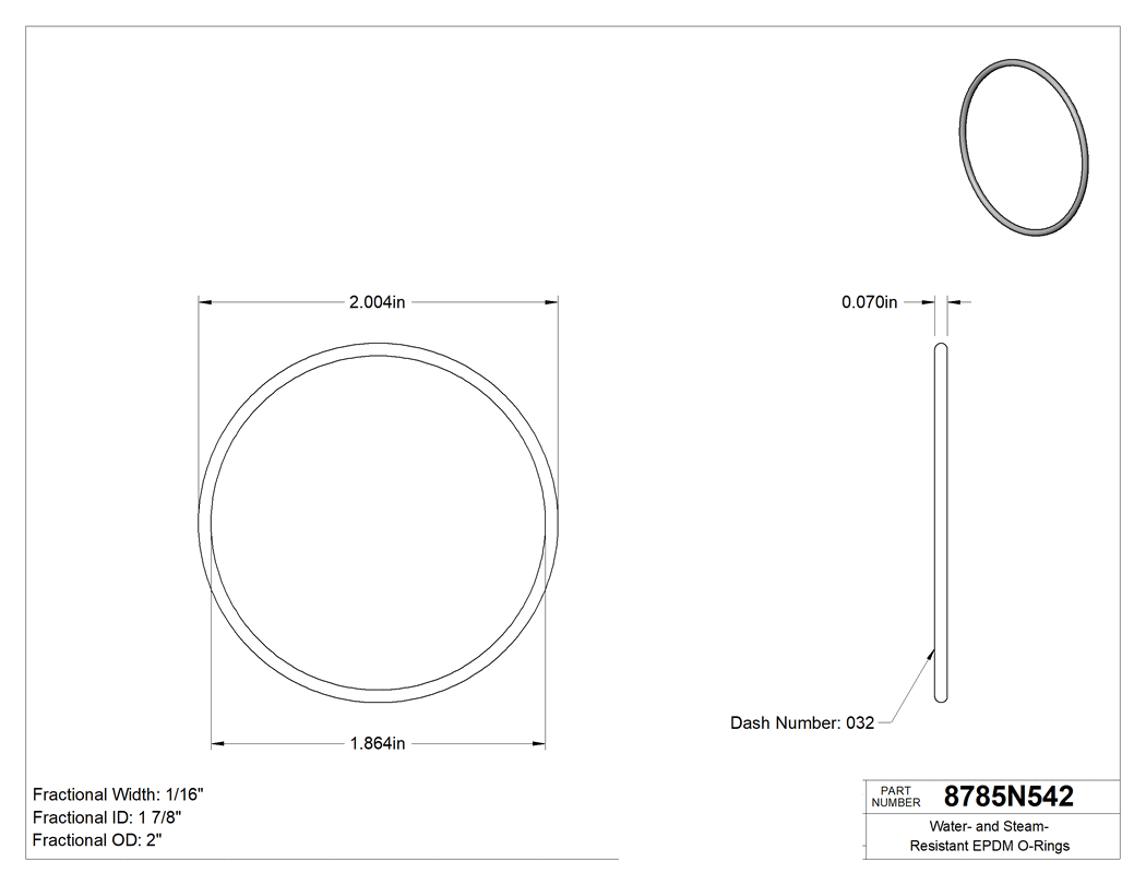 Technical drawing - 8785N542